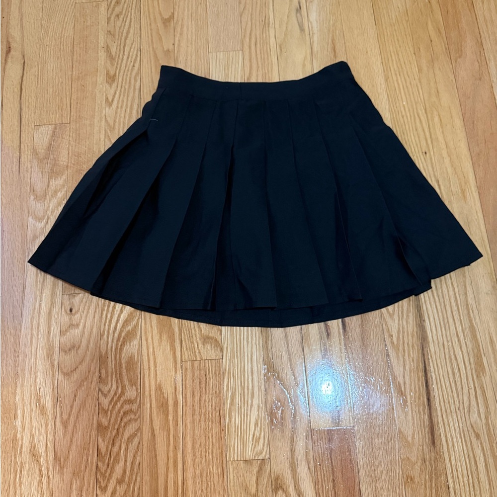 Nordstrom Black Pleated Skirt